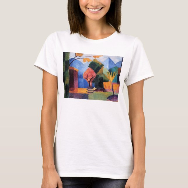 T-shirt Jardin sur le lac Thoune par August Macke, Art Vin (Devant)