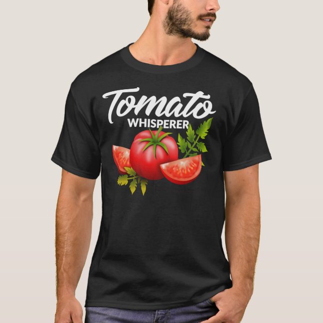 T-shirt Jardin Tending Garden Agritourisme Tomato Whispere (Devant)