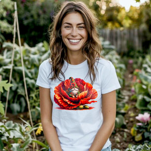 T-shirt Jardin Whimsical Watercolor Gnome