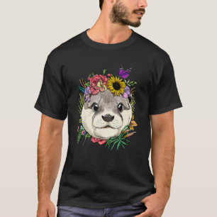 T-shirt Jardinage 4\Fleur de loutre Jardinage botanique Pl