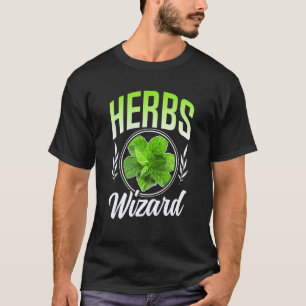 T-shirt Jardinage 4\Herbes Magicien Herboriste Herborister