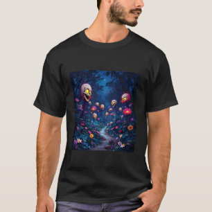 T-shirt Jardinage 4\Jardin de fleurs effrayantes Fantasy