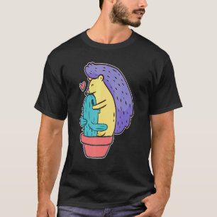 T-shirt Jardinage 4\Jardinage Plante Grasse Cactus Hérisso
