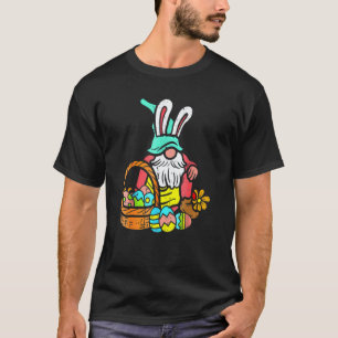 T-shirt Jardinage 4\Oeufs de Pâques Nain de jardin nordiqu