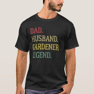 T-shirt Jardinage 4\Papa Mari Jardinier Légende Jardinier