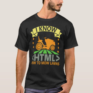 T-shirt Jardinage 4\Tondeuse à gazon  Jardin de pelouse   