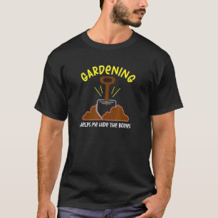 T-shirt Jardinage Cache Les Corps Ironique