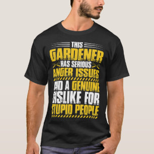 T-shirt Jardinage Colère Sérieuse Jardin Horticulteur Jard