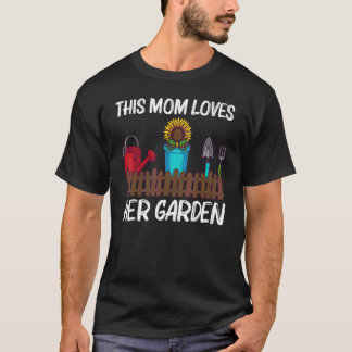 T-shirt Jardinage Cool Pour Maman Mère Jardinière Jardin