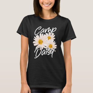 T-shirt Jardinage Daisy Jardinier Botaniste Fleurs Camp Da