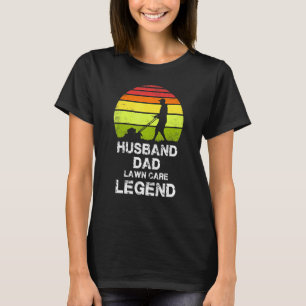 T-shirt Jardinage de laiton de tondeuse de gazon - Époux p