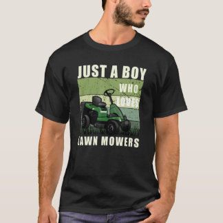 T-shirt Jardinage de terrain Juste un garçon qui aime les 