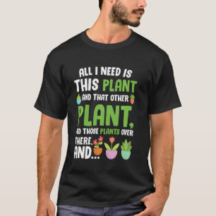 T-shirt Jardinage Drôle Plante Dame Jardiniers Fous
