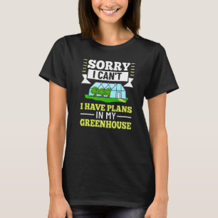 T-shirt Jardinage en serre plante jardinier débutant petit