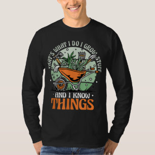 T-shirt Jardinage Gardener Je Cultive Des Stups Et Connais