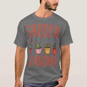 T-shirt Jardinage Grand-mère Chemise Fleur Jardin Grand-mè