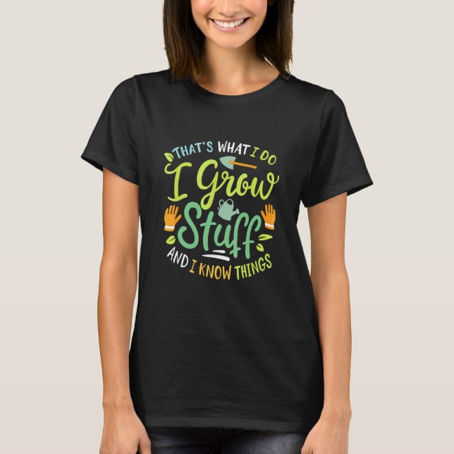 T-shirt Jardinage Jardinier Jardin (Devant)