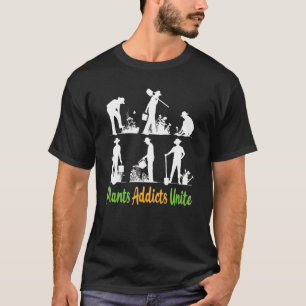 T-shirt Jardinage Les Plantes s'unissent Jardin bio 1