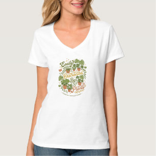 T-shirt Jardinage Mignon Facilement Distrait par les Plant