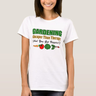 T-shirt Jardinage moins cher que la thérapie