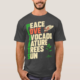 T-shirt Jardinage Plante Avocado Nature