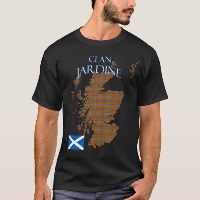 T-shirt Jardine Scottish Clan Tartan Scotland (Devant)