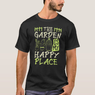 T-shirt Jardinier Cactus Jardinage Le Jardin Est Mon Endro