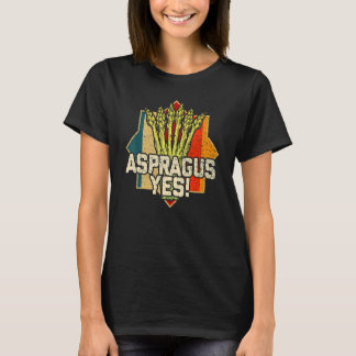 T-shirt Jardinier de légumes Oui Asperge