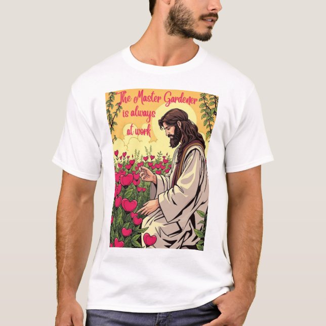 T-shirt Jardinier Maître Chrétien (Devant)