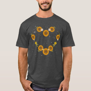 T-shirt Jardinier Tournesol Fleur de Coeur Jardin botaniqu