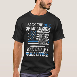 T-shirt J'Arrive Le Bleu Pour Mon Fier Bureau De Police De