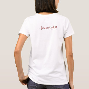 T-shirt Jasmine Crockett Obama Citation Chemise