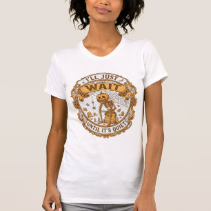 T-shirt J'attendrai juste qu'il soit silencieux Citrouille