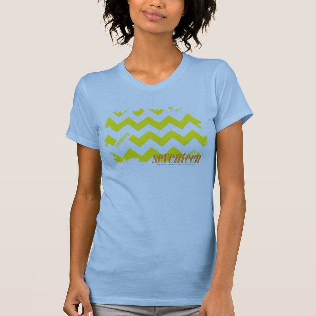 T-shirt Jaune 2 de zigzag (Devant)