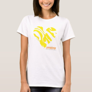 T-shirt Jaune 4 de zèbre