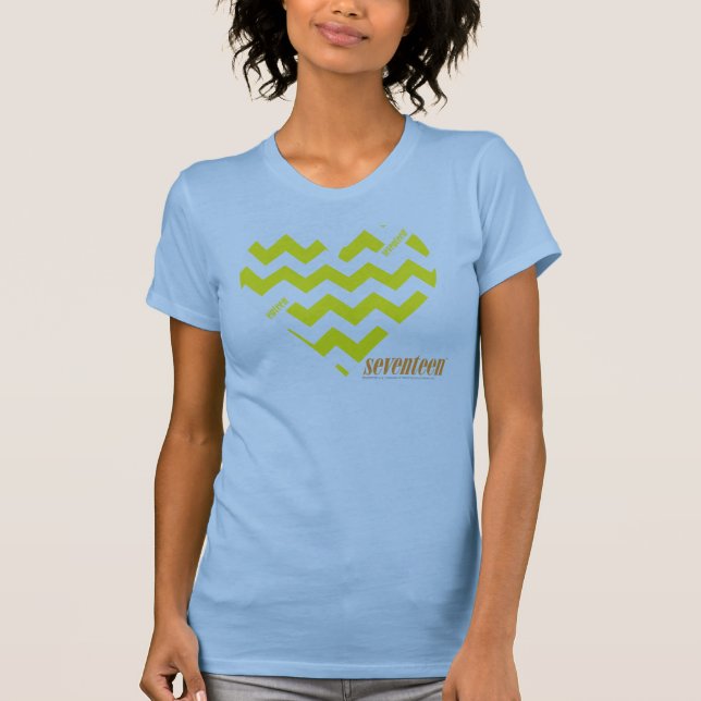 T-shirt Jaune 4 de zigzag (Devant)