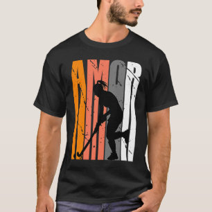 T-shirt Jaune Amor Hockey Fille Anniversaire Joyeux Re
