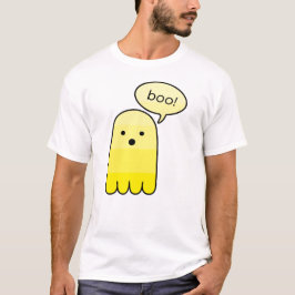 T-shirt Jaune Boo Ghost Halloween