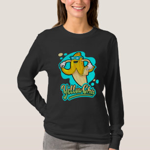 T-Shirt Jaune Chic Banane – Dessin Animé de Banane