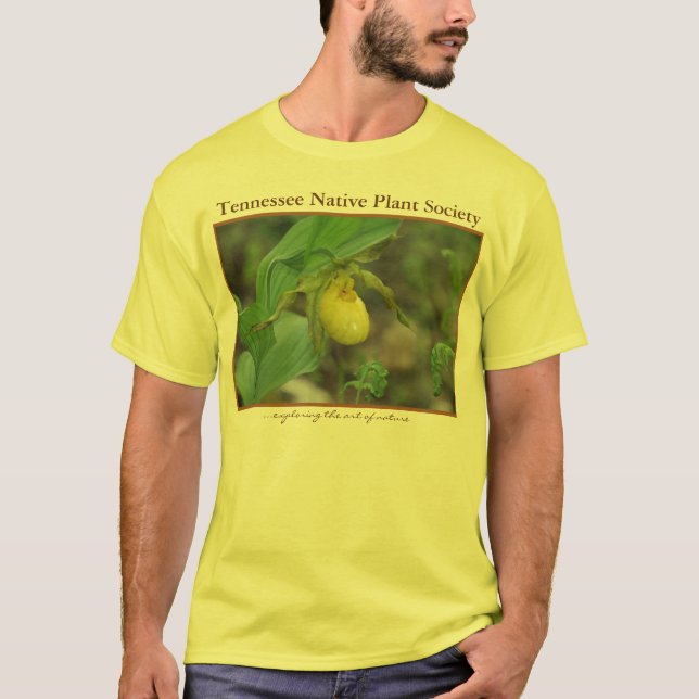 T-shirt jaune de la pantoufle de Madame (Devant)