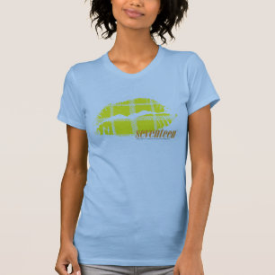 T-shirt Jaune de plaid