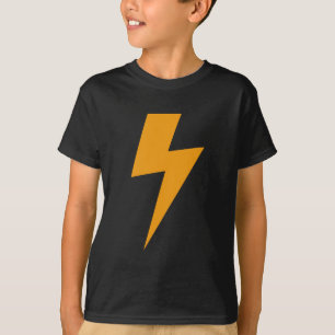 T-shirt Jaune d'énergie tonnerre Imprimé