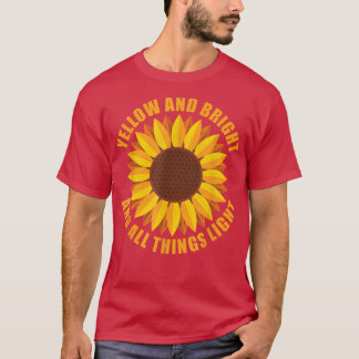 T-shirt Jaune Et Lumineux Et Toutes Les Choses Lumière - J