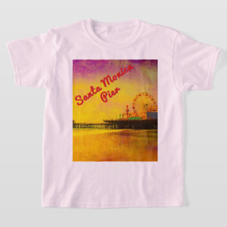 T-shirt Jaune et violet Père Noël Monica Pier