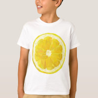 Jaune fraîche tranche de citron aigre moderne