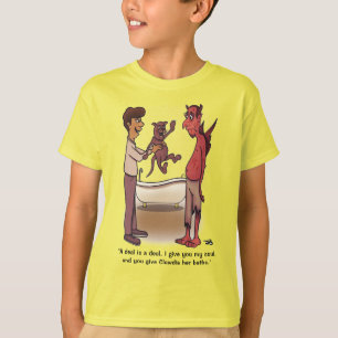 T-shirt Jaune garçon de Clawdia