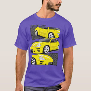 T-shirt Jaune Mitsubishi Eclipse 3g