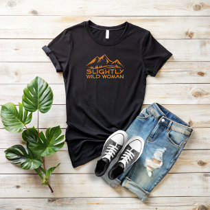 T-shirt jaune noir de randonnée pour les amoureux 