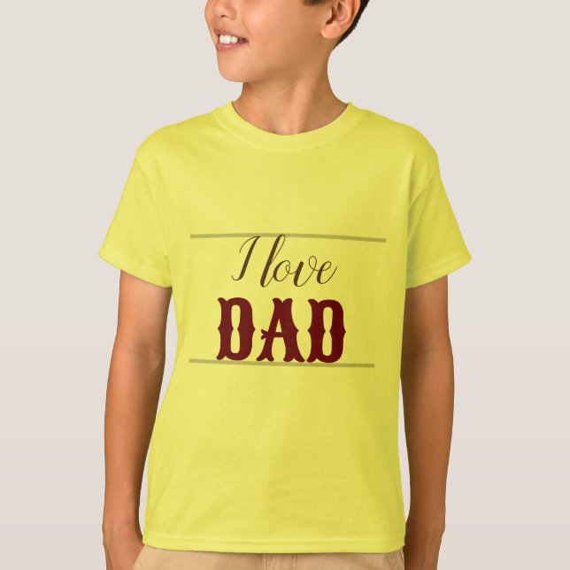 T-shirt Jaune rouge foncé enfant garçon (Devant)