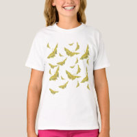 Jaune Vieux Monde Swallowtail motif papillon